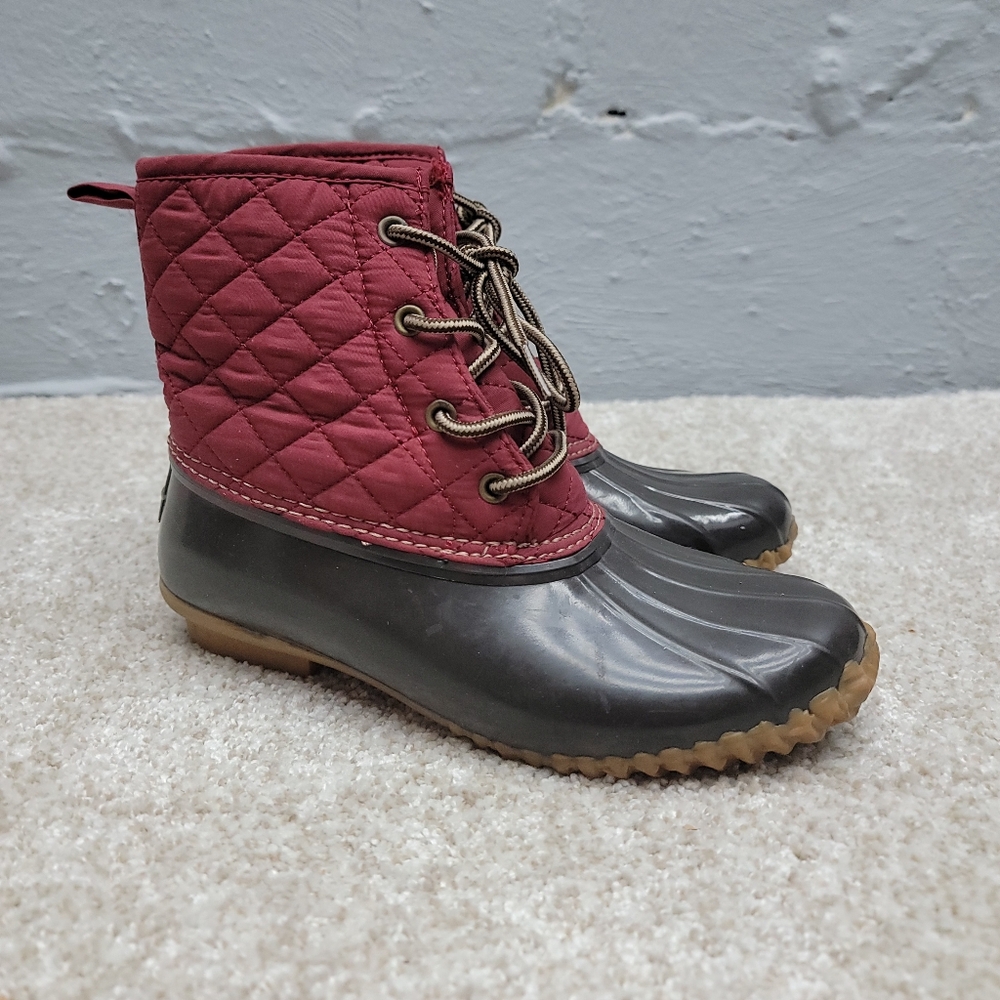 JBU by Jambu women's Stefani Lace Up Rain Boots